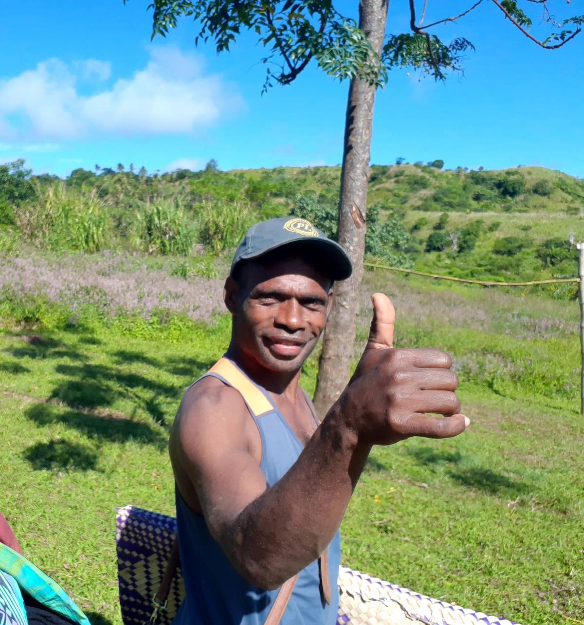 An image of Ken, and RSE worker, giving a thumbs-up to the camera. . 